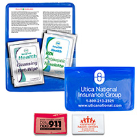 Antiseptic & Disinfectant Wipes Pack In Translucent Vinyl pouch